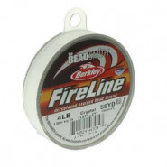Fireline rijgdraad 0.12mm (4lb) Crystal - 45.7m